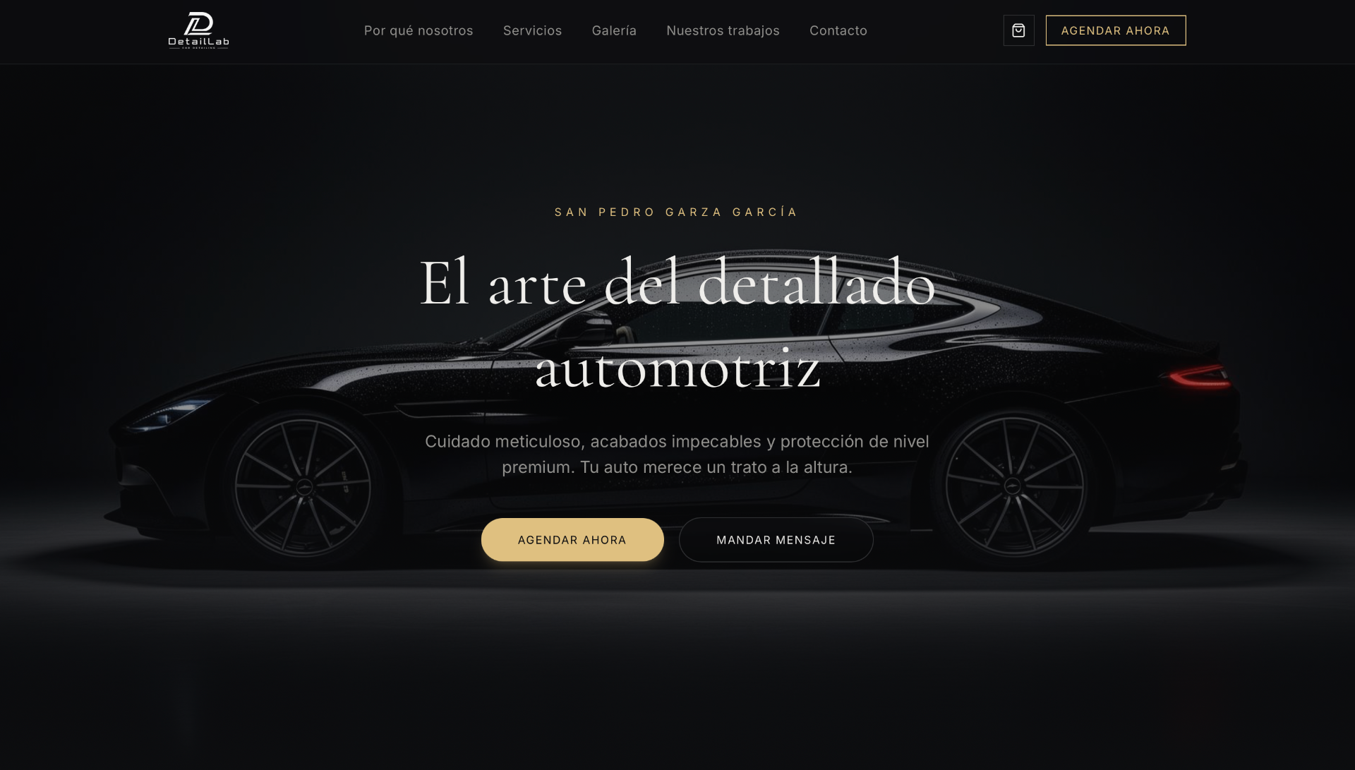 DetailLab — Detallado automotriz